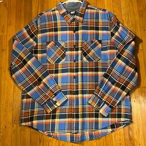 Lands End heavy weight flannel shirt XL